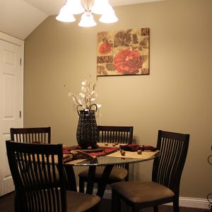 Model Unit Dining Room